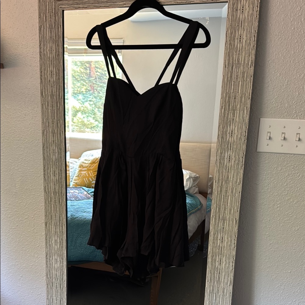 Lulu's Black Strappy Jumpsuit